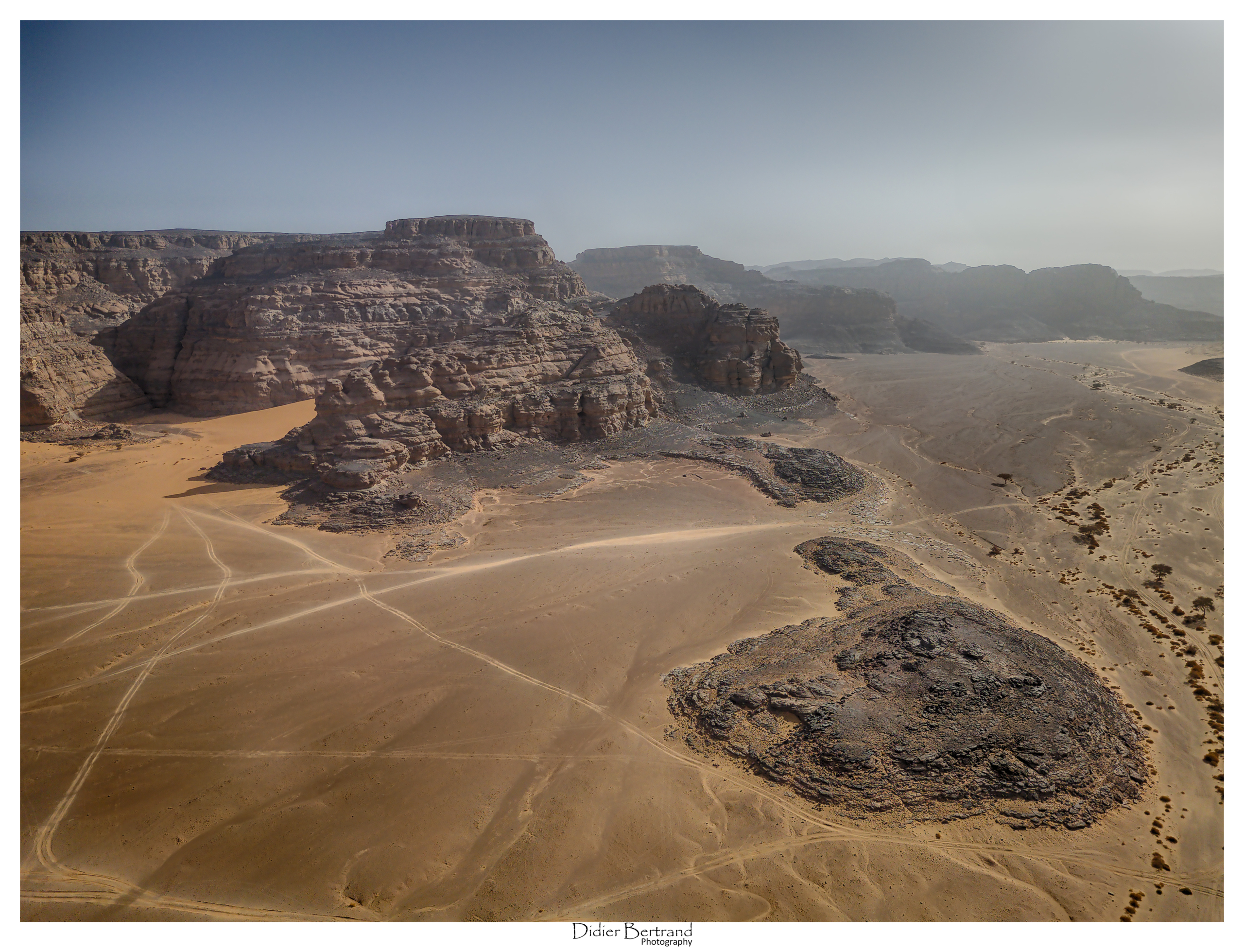 Sahara Algerien, Tassili 2024 - Série drone paysage desertique
