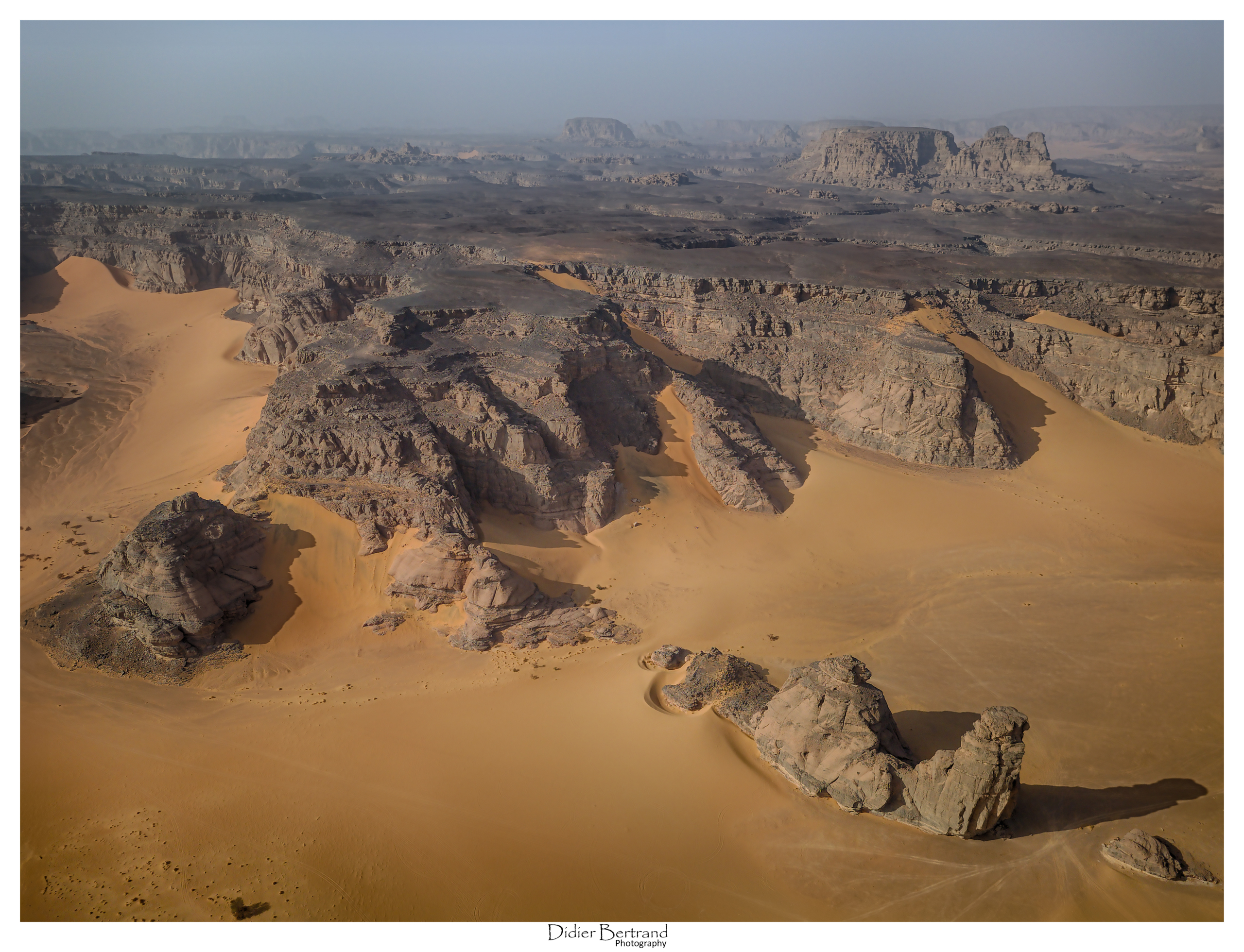 Sahara Algerien, Tassili 2024 - Série drone paysage desertique