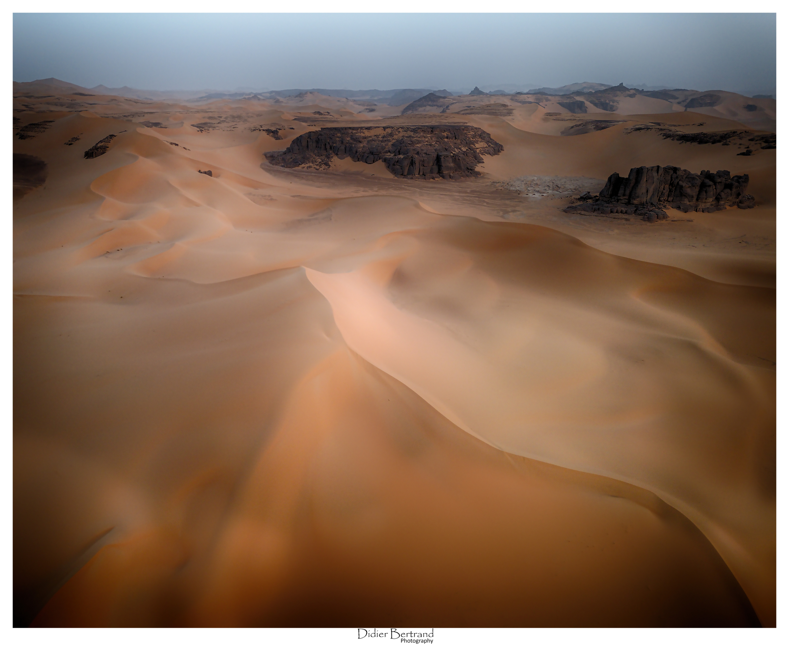 Sahara Algerien, Tassili 2024 - Série drone Dune de sable