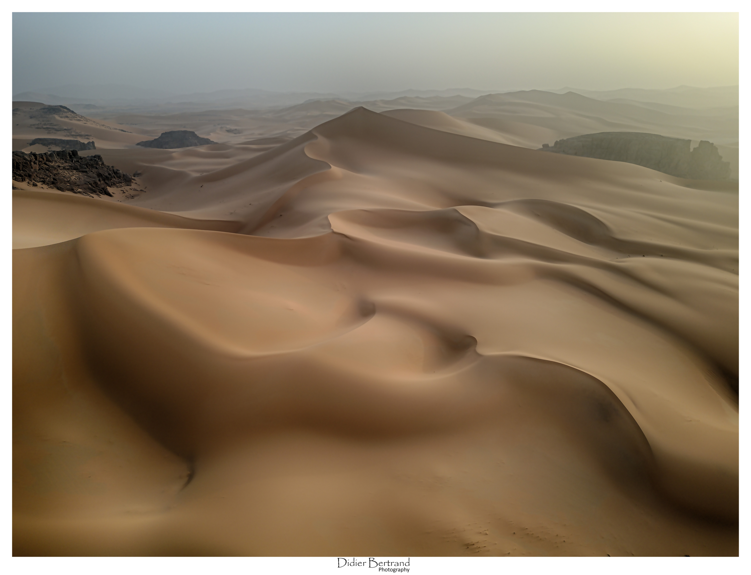 Sahara Algerien, Tassili 2024 - Série drone Dune de sable