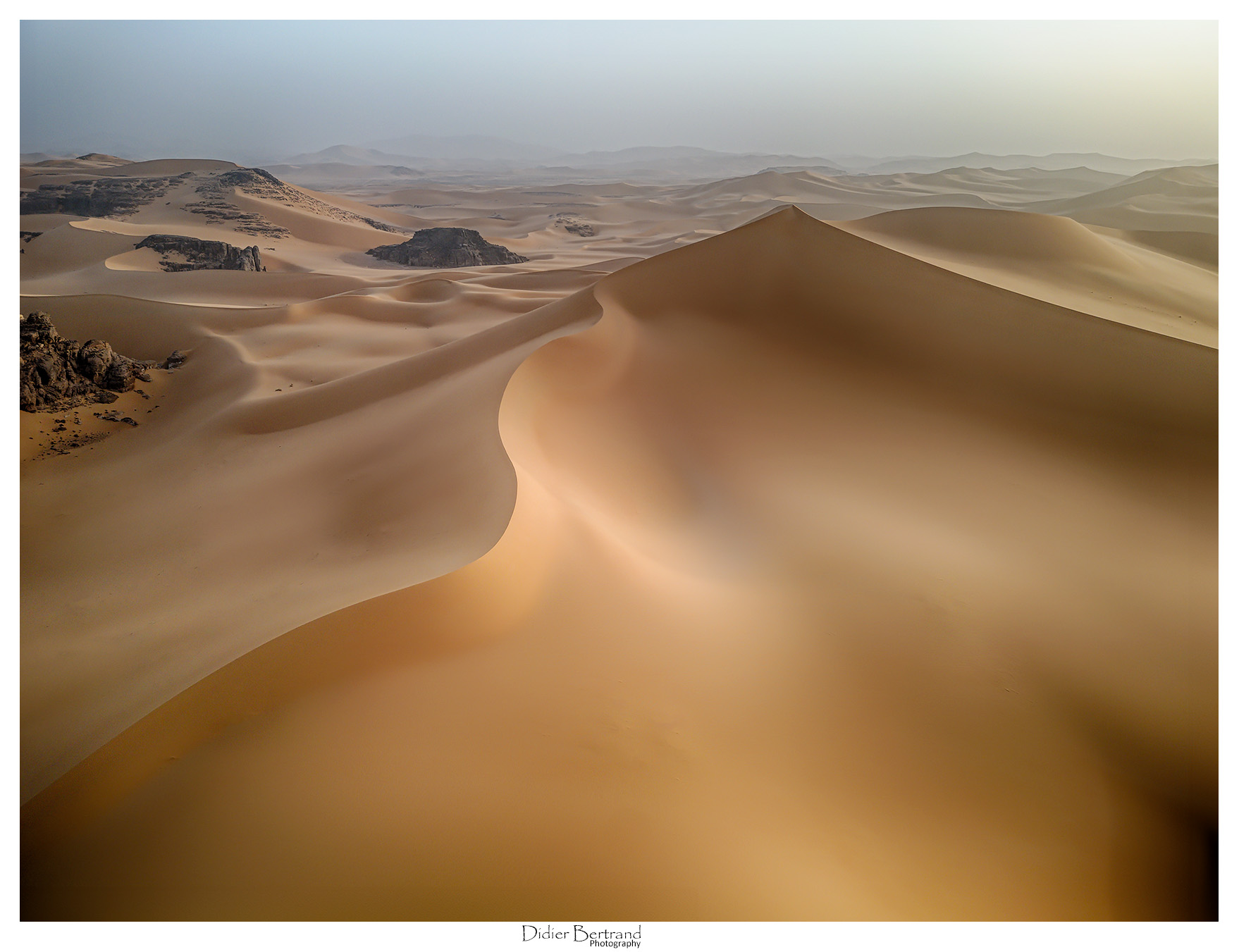 Sahara Algerien, Tassili 2024 - Série drone Dune de sable