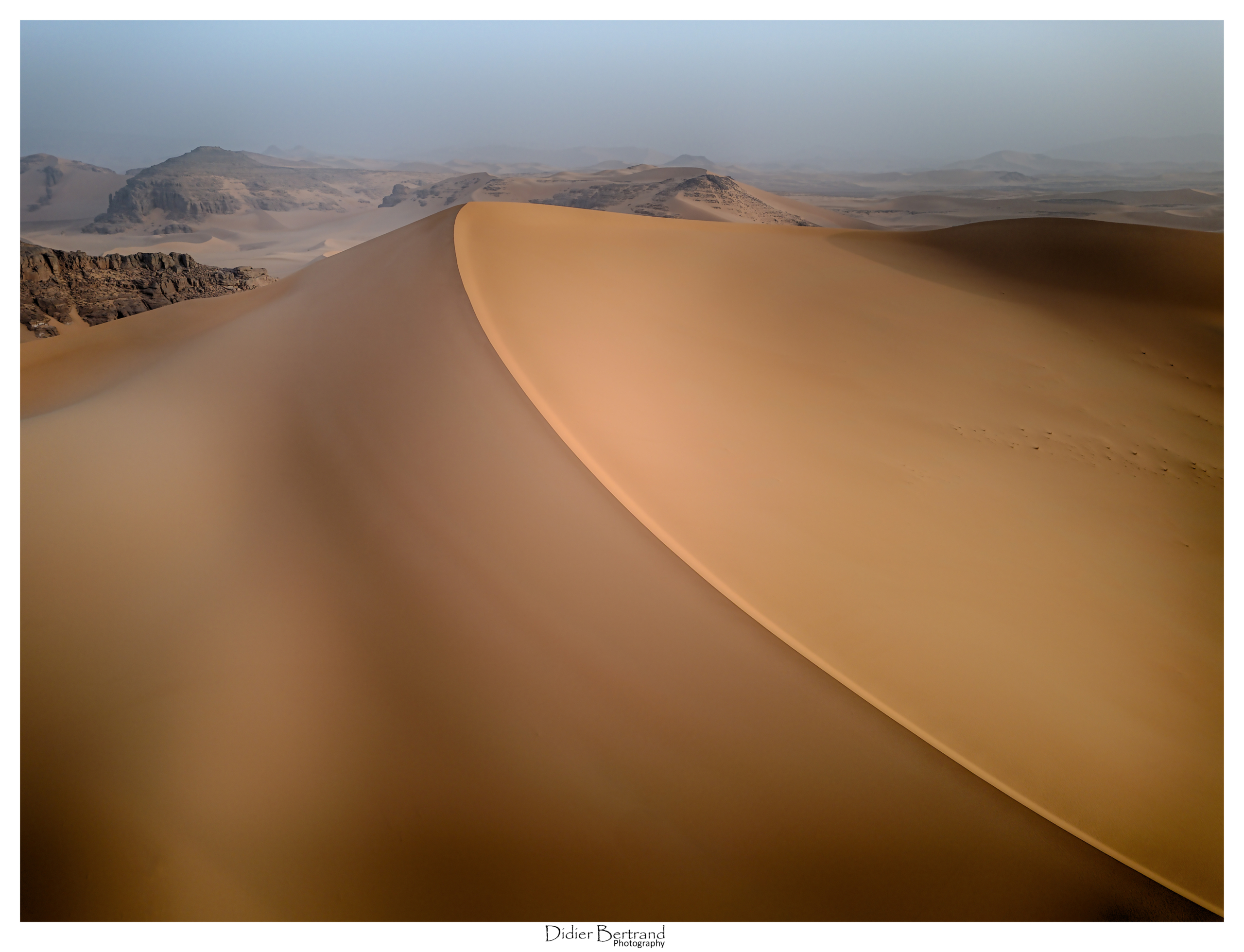 Sahara Algerien, Tassili 2024 - Série drone Dune de sable