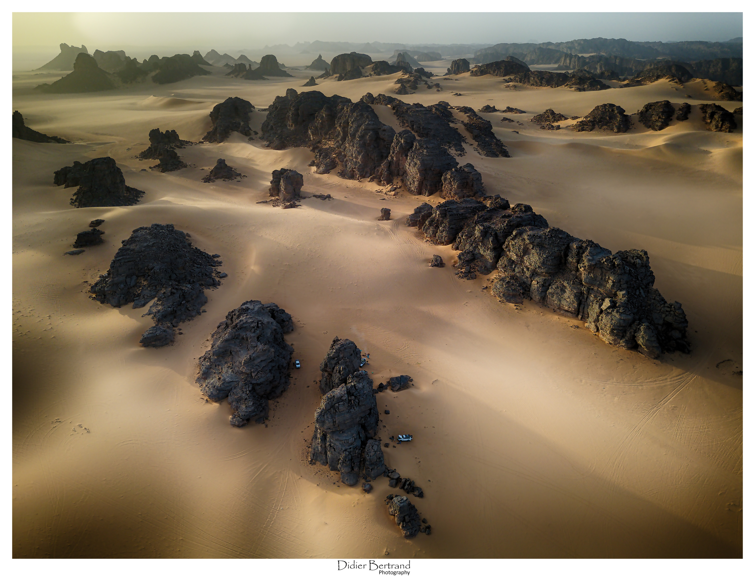 Sahara Algerien, Tassili 2024 - Série drone paysage desertique