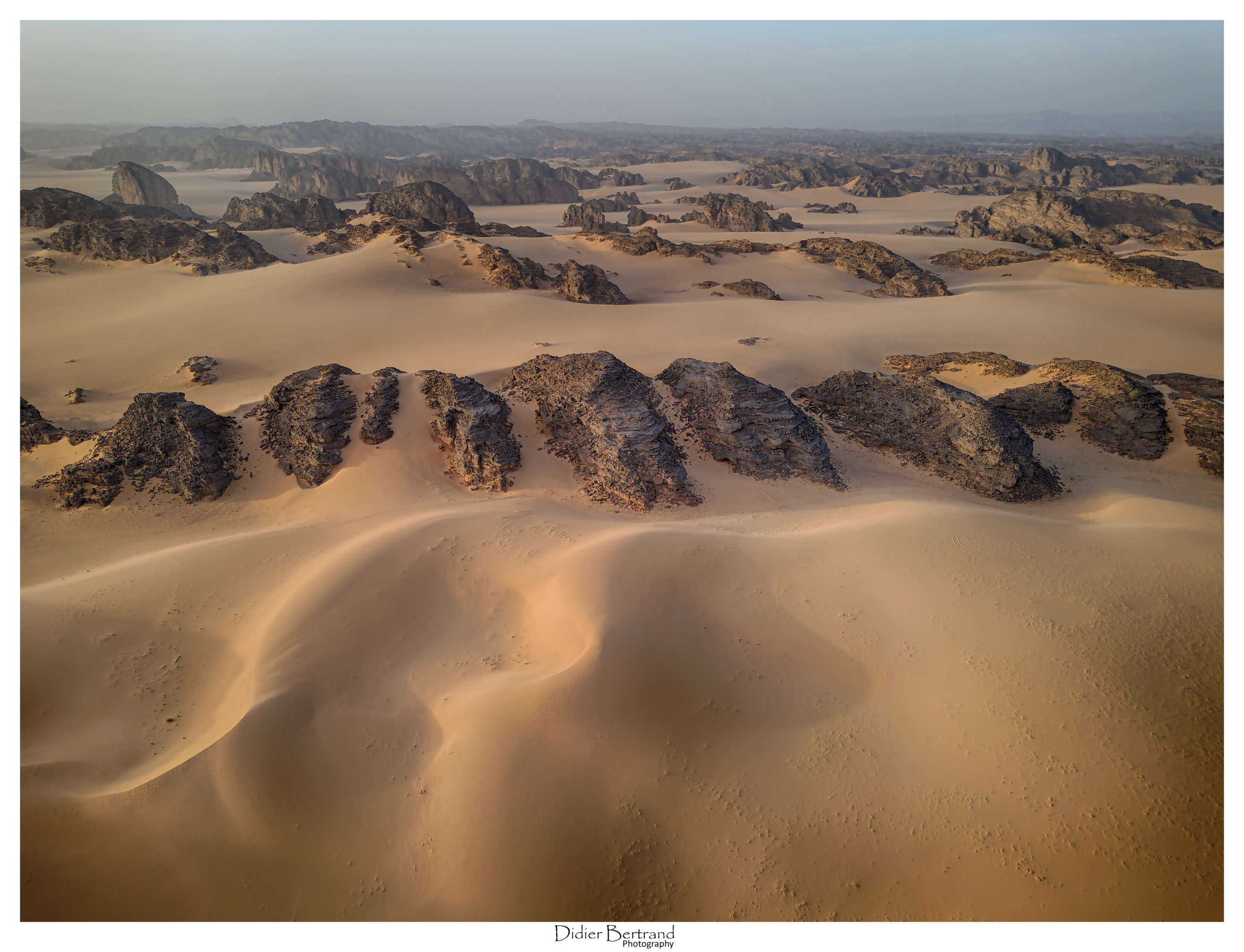 Sahara Algerien, Tassili 2024 - Série drone paysage desertique