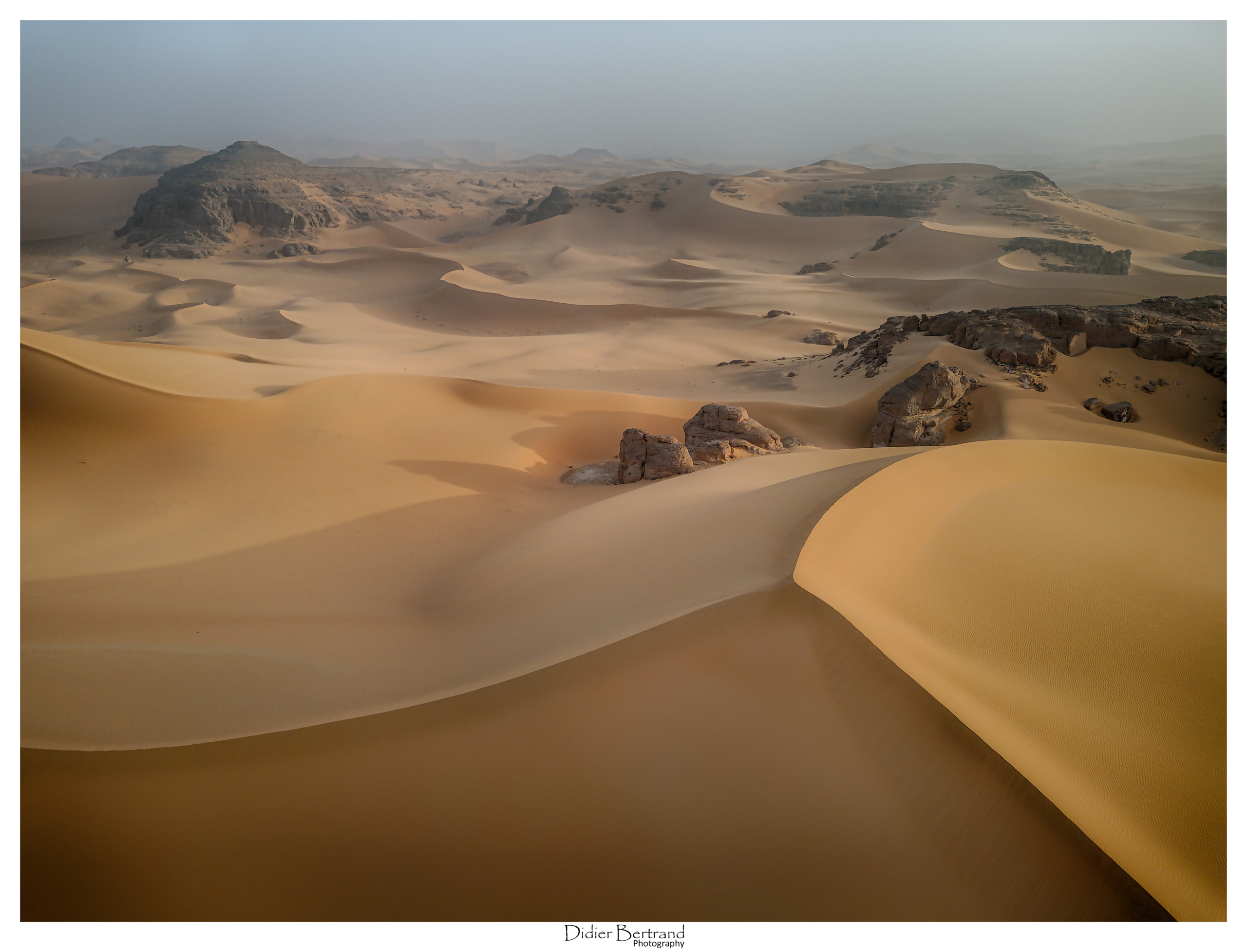 Sahara Algerien, Tassili 2024 - Série drone Dune de sable