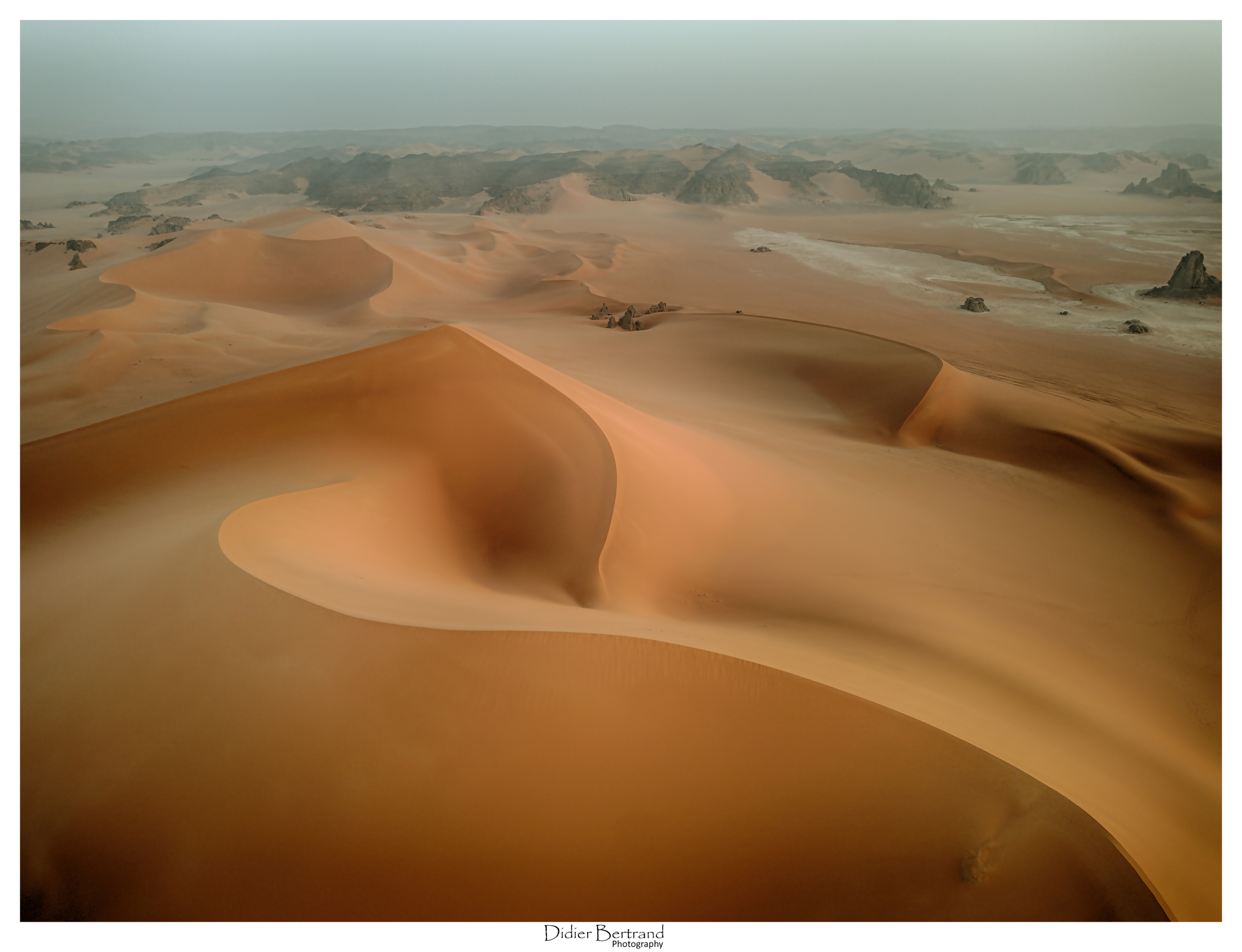 Sahara Algerien, Tassili 2024 - Série drone Dune de sable